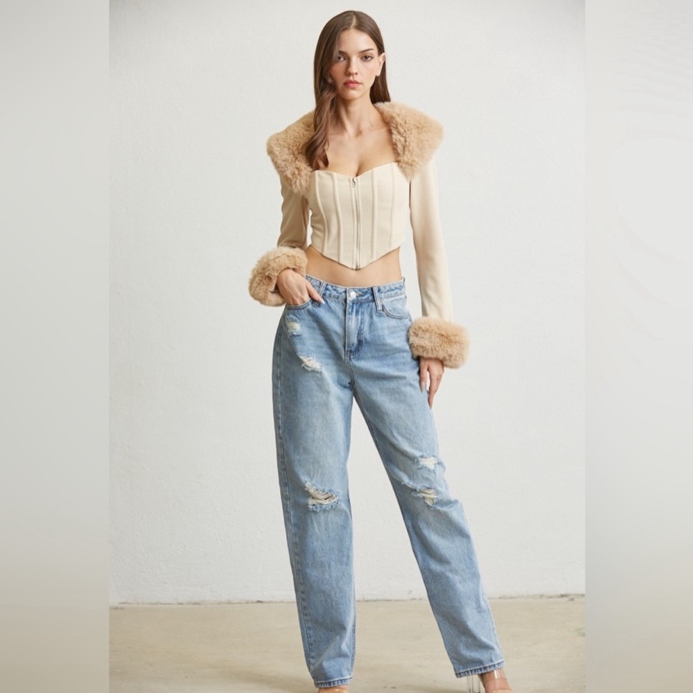 Dakato Faux Fur Trim size large